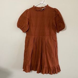 Universal thread terracotta boho dress